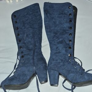 Stylish Blue Women's Boots